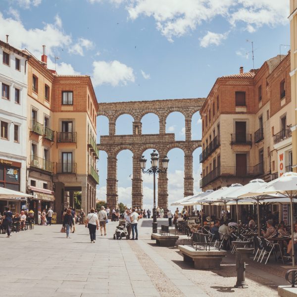 En el centro de la ciudad